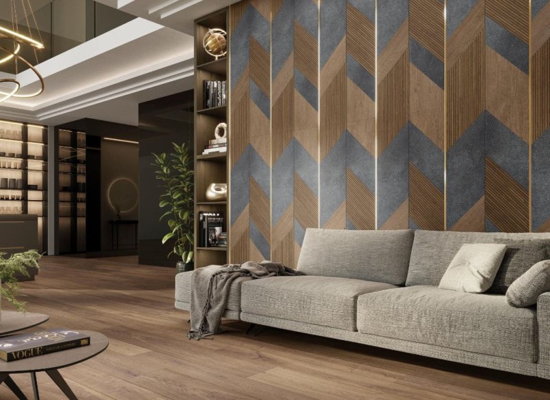Porcelanosa Stone 3D Roble 59.6x150 G-279 imitacja drewna lamele 168833