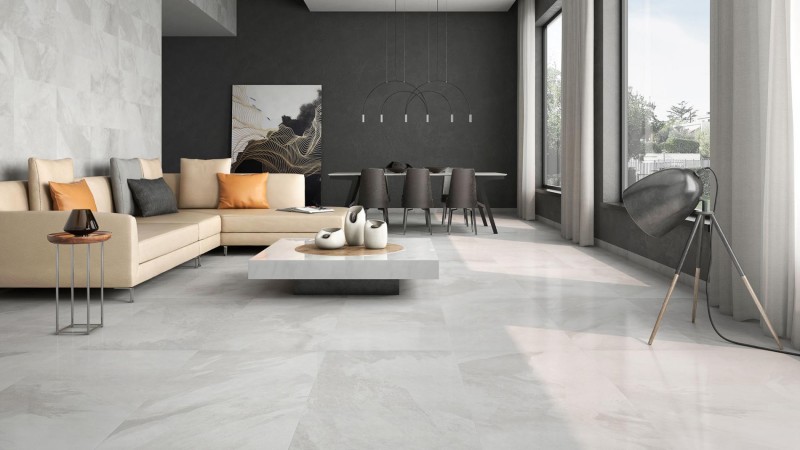 Gres K-Slate Silver / Grey 120x60x1 cm 169725