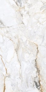 Pisa Goldene Weiße Lux (Calacatta Oro) 120x60x1 cm