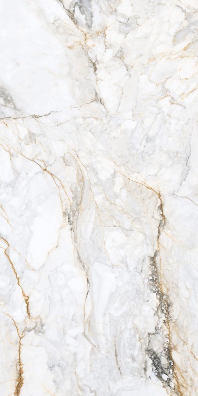 Spiek Pisa Golden White Lux | Calacatta Oro 260x120x 0,6 cm 170079