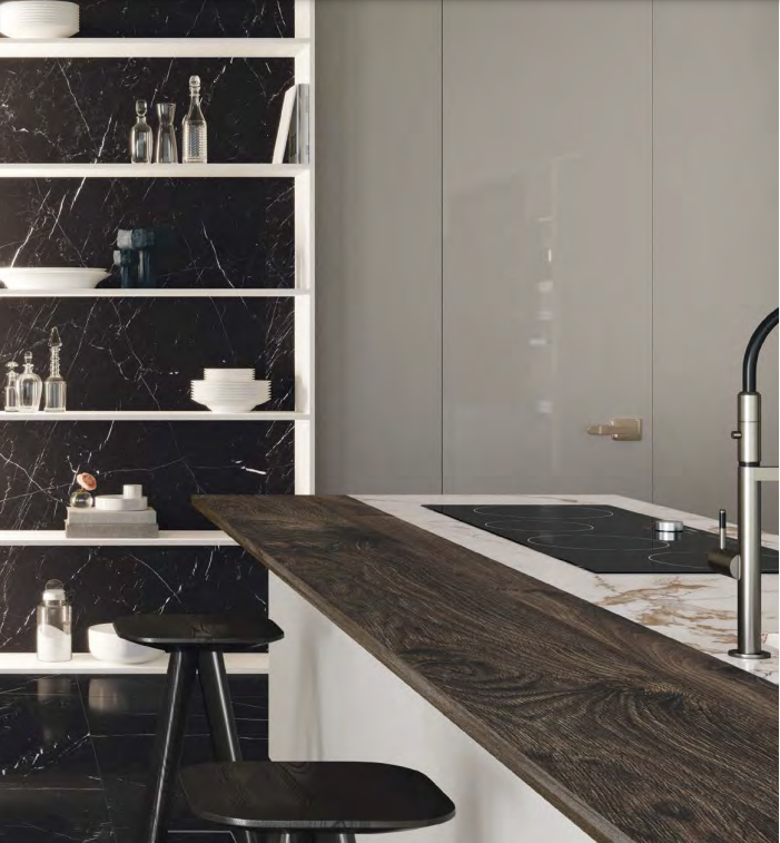 Spiek kwarcowy 12mm Florim Stone Nero Marquina Mat 320x160 cm 172322