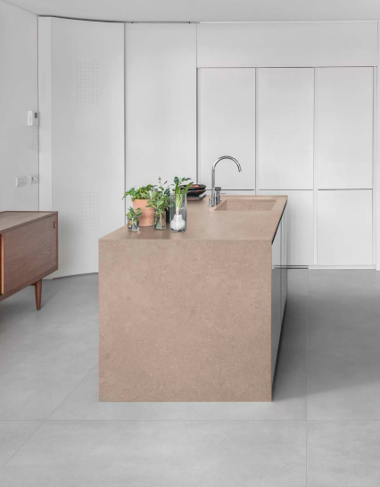 Spiek kwarcowy 12mm The Top Marazzi Limestone Sand 162x324 cm 172455
