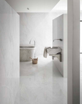 Spiek kwarcowy Grande Marazzi Onice Bianco Poler 278x120x0,6 cm 172463