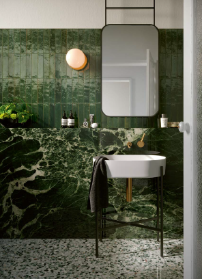 Spiek kwarcowy 12mm The Top Marazzi Verde Aver Matt 162x324 cm 172574