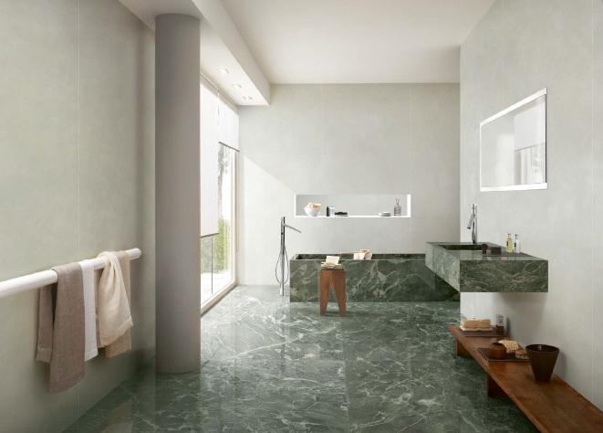 Spiek kwarcowy 12mm The Top Marazzi Verde Aver Matt 162x324 cm 172575