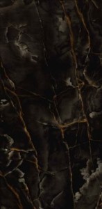 Onyx Schwarz Lux Spiek Kwarc 320x160x0,6cm