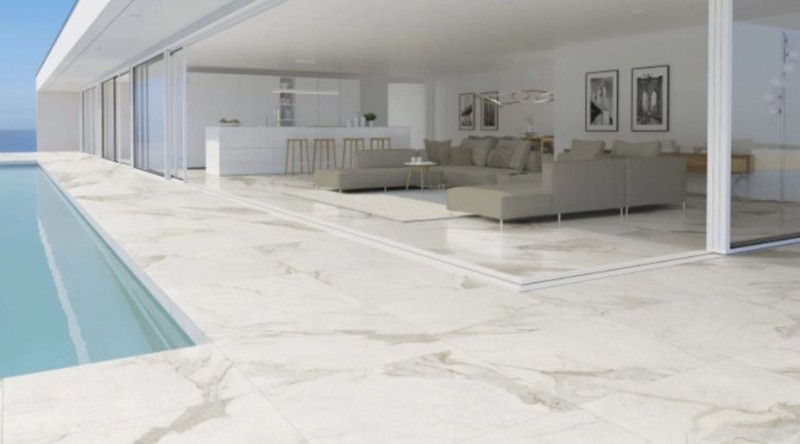 Azteca Calacatta Silver Lux 60x60 gres marmur  173565