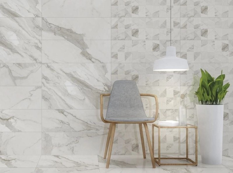 Azteca Calacatta Silver Lux 60x60 gres marmur  173566