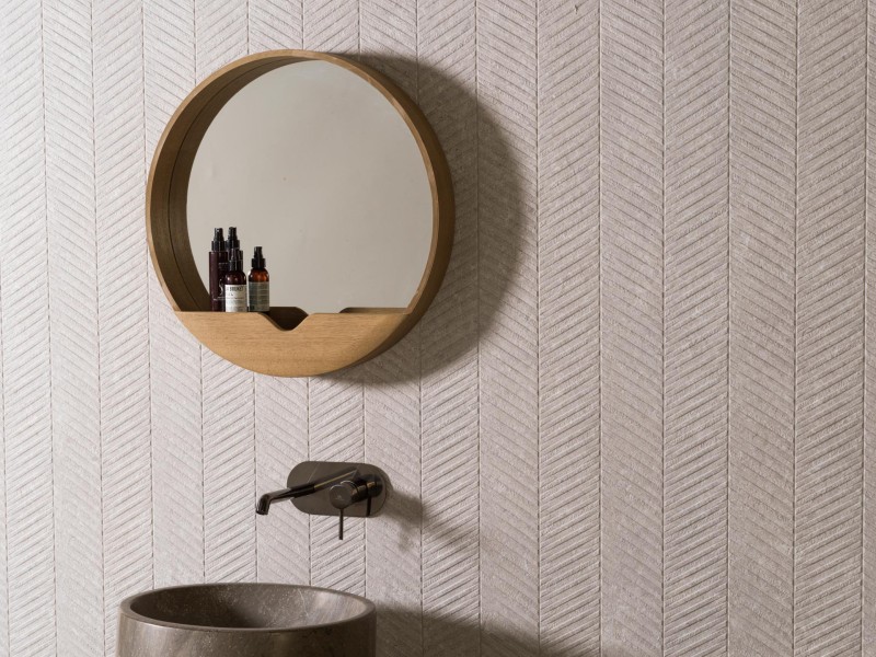Porcelanosa Coral Spiga Acero 45X120 płytki ścienne imitujące kamień 173632