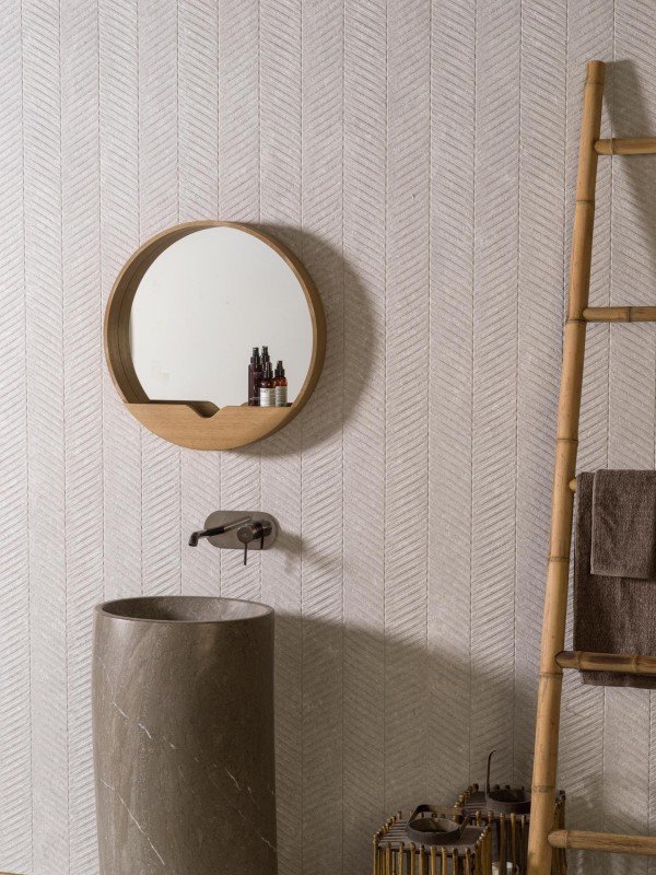 Porcelanosa Coral Spiga Acero 45X120 płytki ścienne imitujące kamień 173633