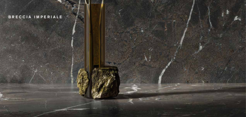 Gres marmur Flaviker Supreme Memories Breccia Imperiale ANT. 3D 120x120 8,5mm-173681
