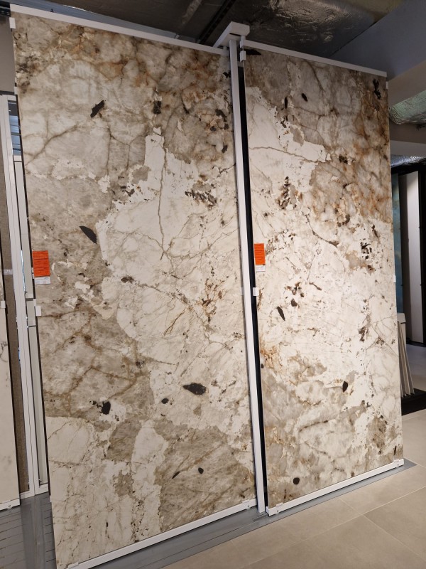 Blat kuchenny marmur beżowy Florim Marble Tundra Gloss 160x320 12mm 173997