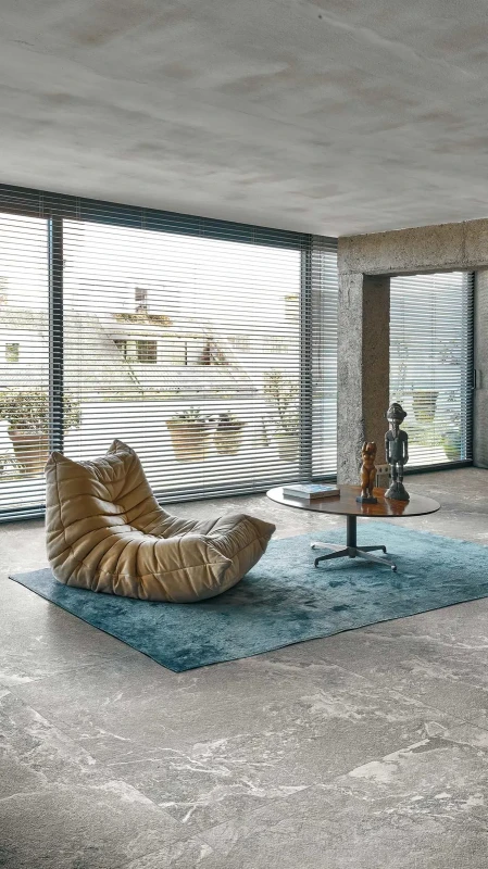 Onyx&More White Porphyry Slate-hammered 120x240x0,6 cm 174436