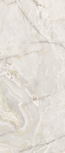 Onyx&More Weißer Onyx Satin 120x280x0,6 cm
