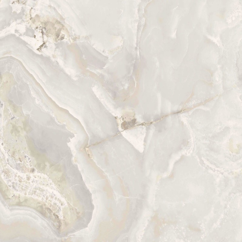Onyx&More White Onyx Satin 120x120x0,6 cm 174468