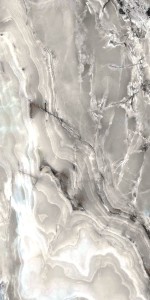 Onyx&More Silbermischung Satin 60x120x0,6 cm