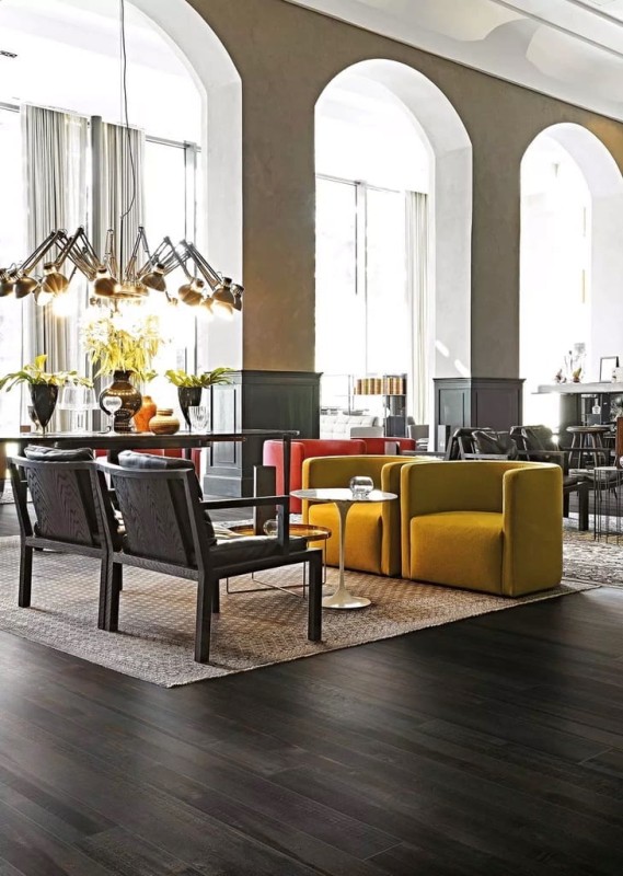 I Classici Deco Wood Black 20x120x1 cm 175638