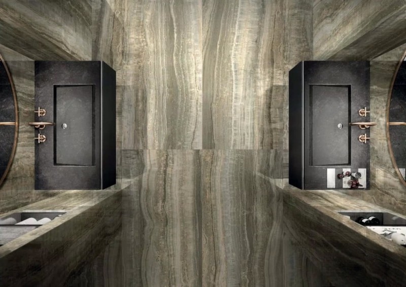 Eccentric Luxe Sage Glossy 120x280x0,6 cm 176393