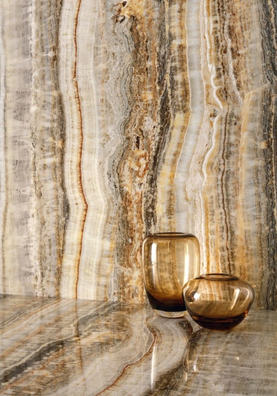 Eccentric Luxe Caramel Glossy 120x280x0,6 cm 176536