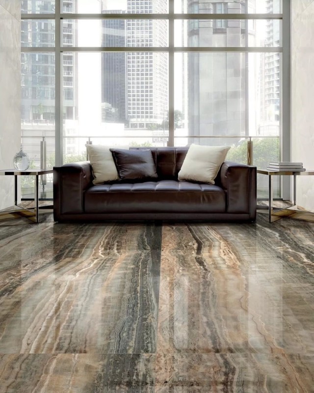 Eccentric Luxe Caramel Glossy 120x280x0,6 cm 176537