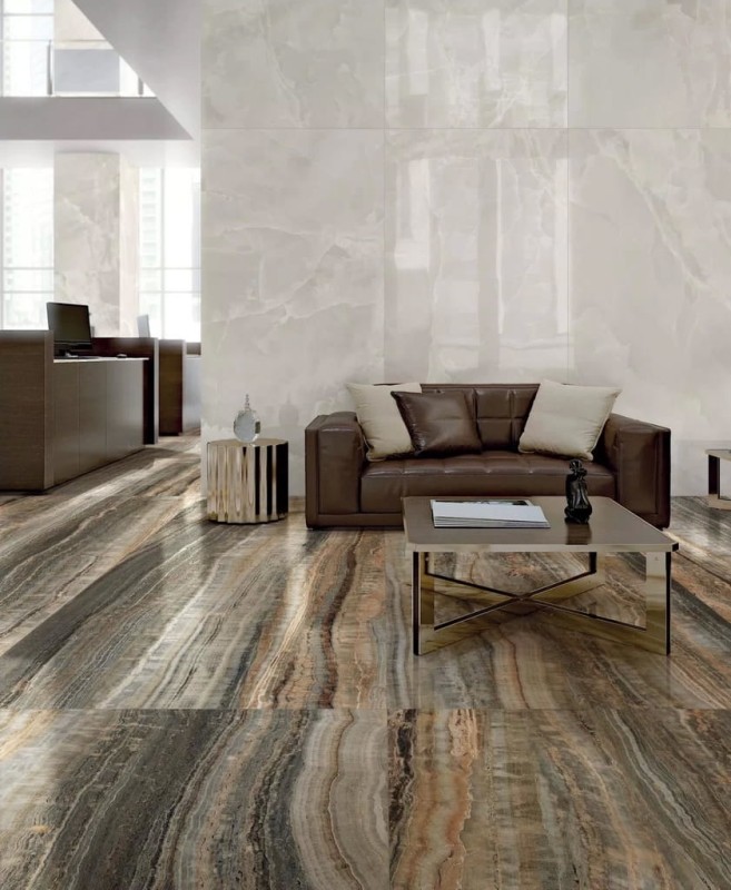 Eccentric Luxe Caramel Glossy 120x280x0,6 cm 176540
