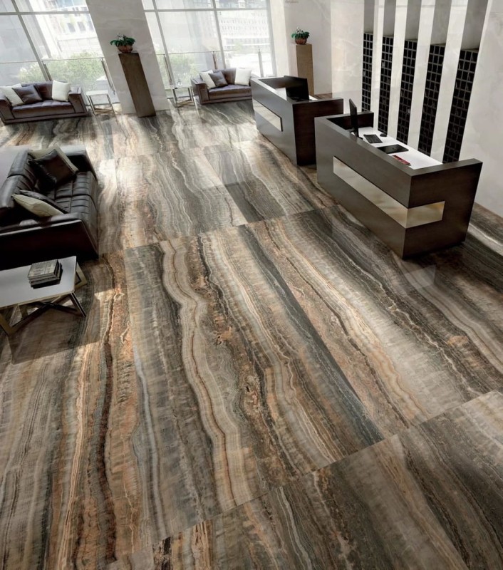 Eccentric Luxe Caramel Glossy 120x280x0,6 cm 176541