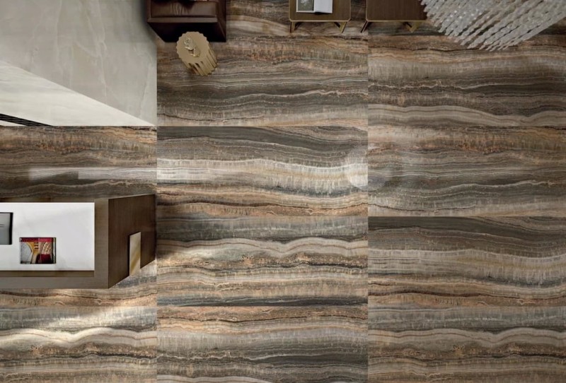 Eccentric Luxe Caramel Glossy 120x280x0,6 cm-176542