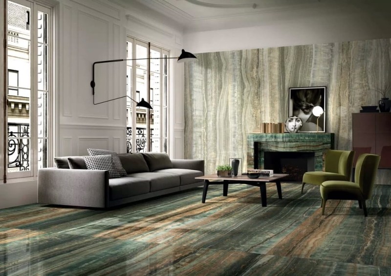 Eccentric Luxe Mint Glossy 120x280x0,6 cm 176551