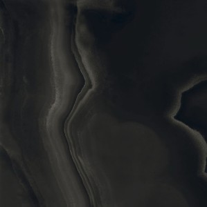 Eccentric Luxe Smoky Schwarz Glänzend 120x120x0,6 cm