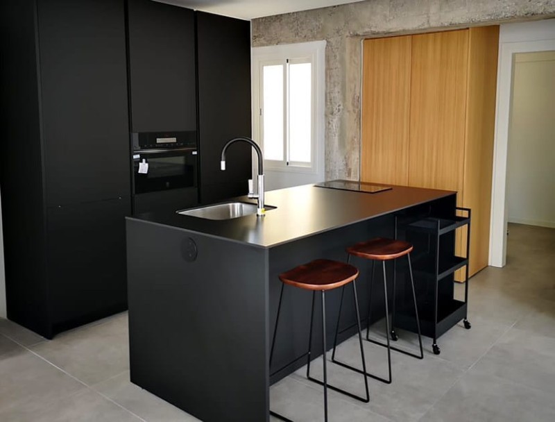 Collection Nero Assoluto 162x324x2 + cm, Full Size 176725