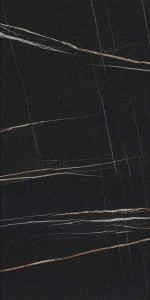 I Naturali Sahara Noir Extra Bocciardato Buch-Match A 162x324x1,2 cm, Vollgröße