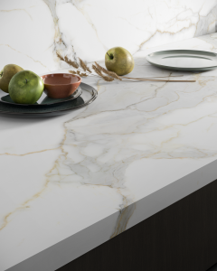 I Naturali Calacatta Michelangelo Poliert 162x324x1,2 cm, Vollformat