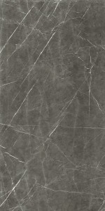 Marmor Grau Glänzend STU 160x320x1,2 cm, mit Netz, nicht rektifiziert, Qualität 2