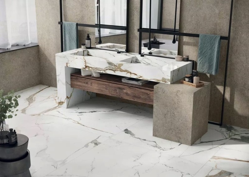 Marble Eternal Gold A Glossy STU 160x320x1,2 cm, z siatką, nierektyfikowana 178670