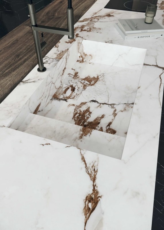 Marble Capraia Glossy STU 160x320x1,2 cm, z siatką, nierektyfikowana 178720