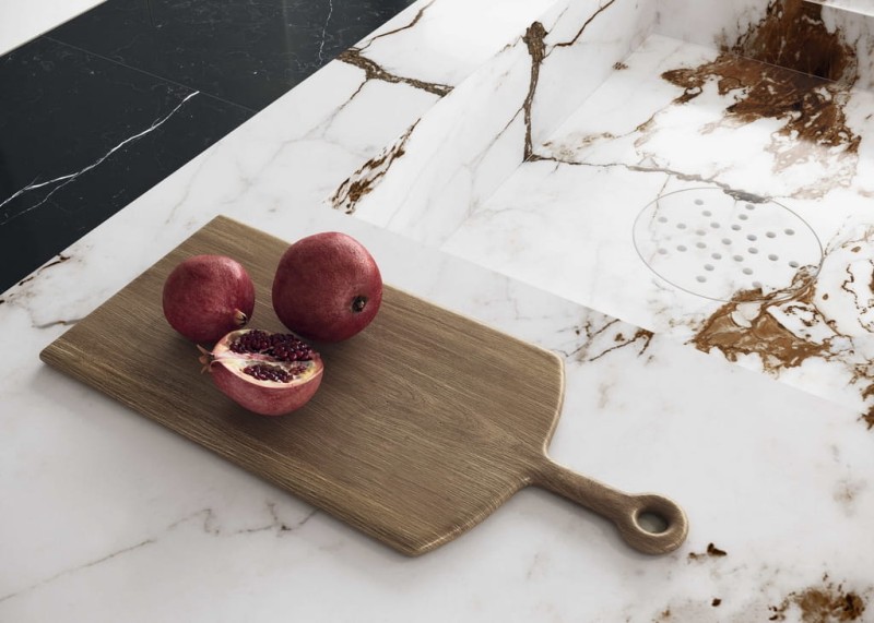 Marble Capraia Glossy STU 160x320x1,2 cm, z siatką, nierektyfikowana 178721