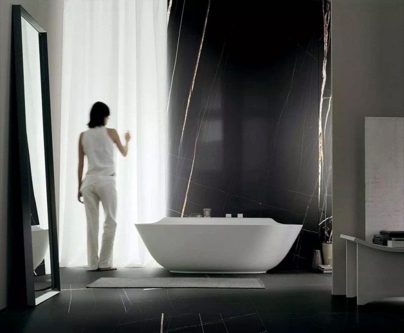 Marble Sahara Noir Matte STU 160x320x1,2 cm, z siatką, nierektyfikowana 178795