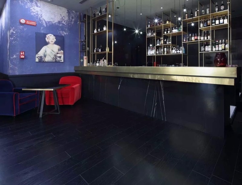 Marble Sahara Noir Matte STU 160x320x1,2 cm, z siatką, nierektyfikowana 178797