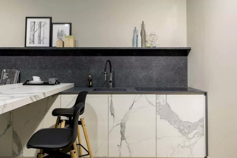 Marble Statuario B Matte STU 160x320x0,6 cm, z siatką, nierektyfikowana 178926