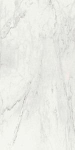 Marmor Calacatta Velvet B STU 160x320x1,2 cm, mit Netz, nicht rektifiziert