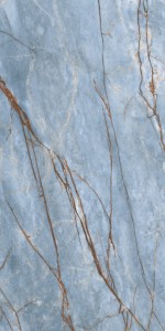 Marmor Azure A Matt STU 160x320x1,2 cm, mit Netz, nicht rektifiziert