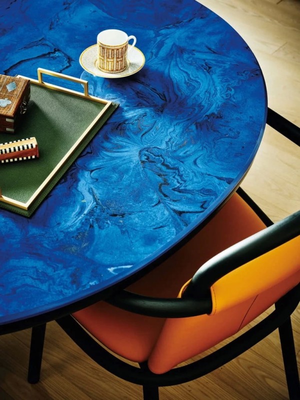 Fluidsolido Blu Lucidato 162x324x1,2 + cm, Full Size 179658