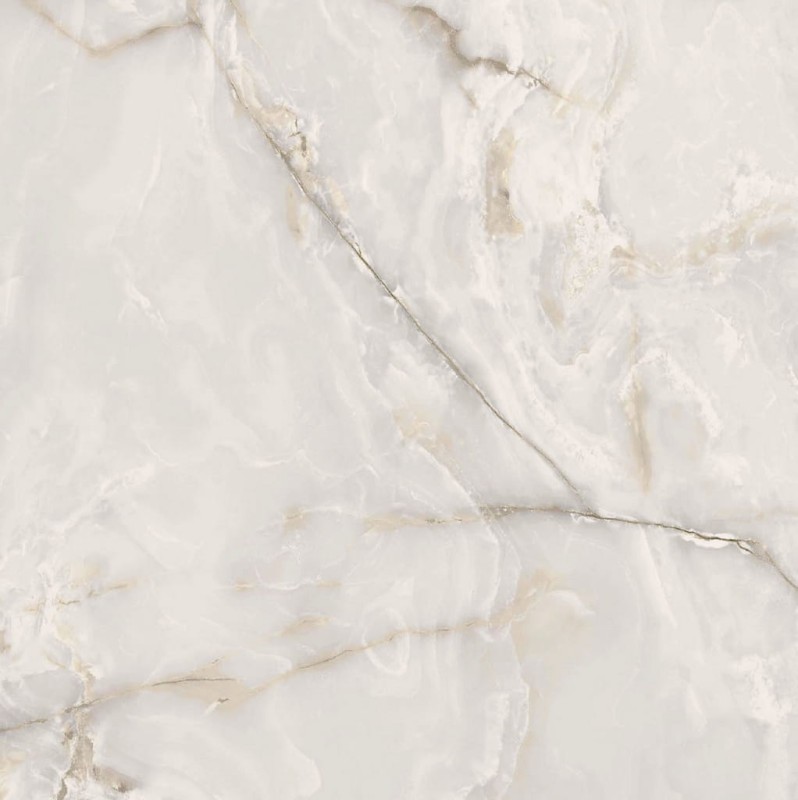 Onyx&More White Onyx Glossy 120x120x0,6 cm 179918