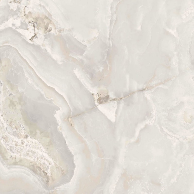 Onyx&More White Onyx Glossy 120x120x0,6 cm 179919