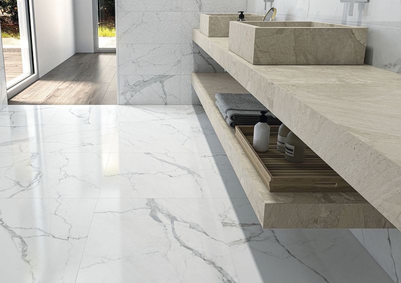 Cifre Anima White Brillo 60x120 płytka imitująca marmur 120782