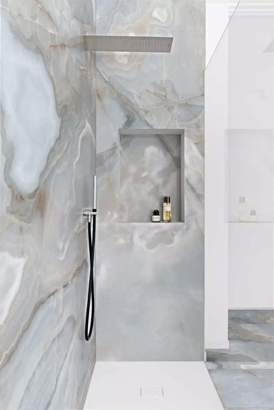 Reves De Rex Blue Glossy 160x320x0,6 cm 180176