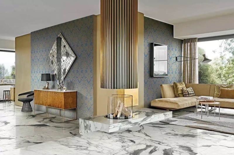 Les Bijoux De Rex Calacatta Altissimo Glossy 160x320x0,6 cm, Gatunek 2 180240