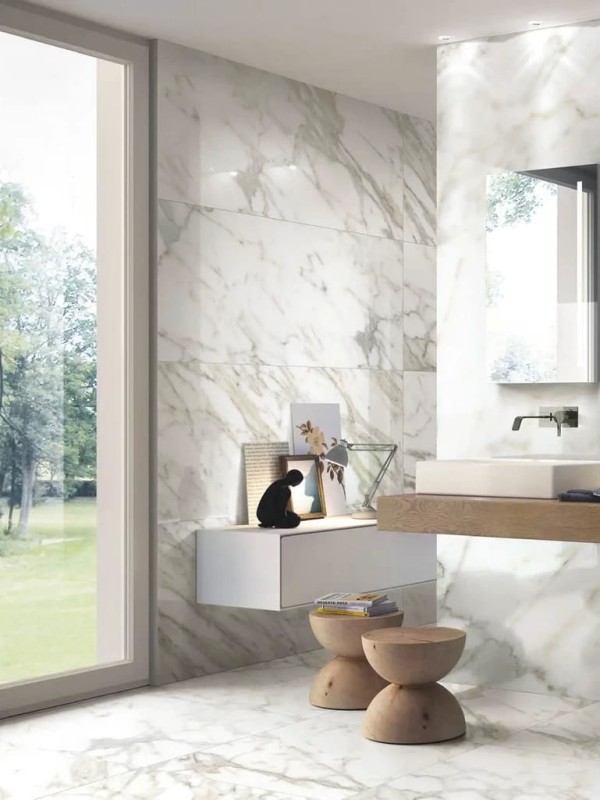 Marble One Greek White Matte 60x120x0,9 cm 180539