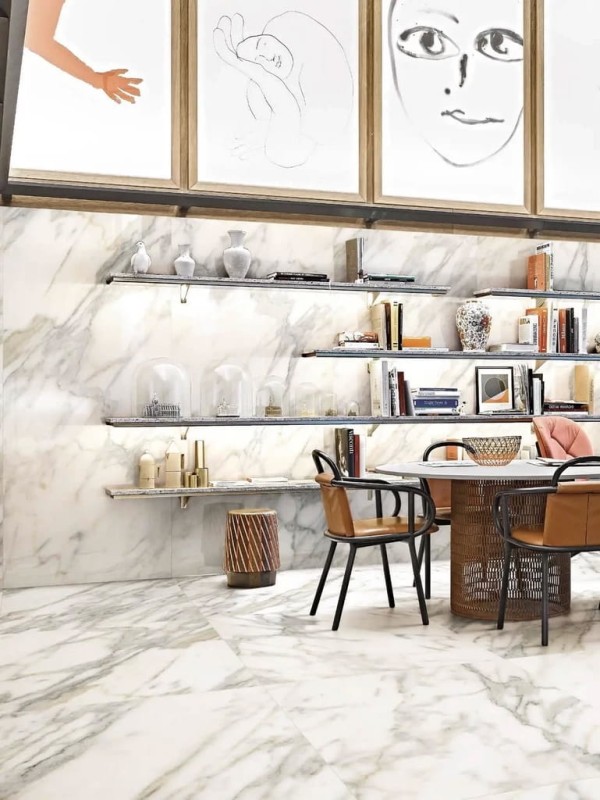 Marble One Greek White Matte 60x120x0,9 cm 180543
