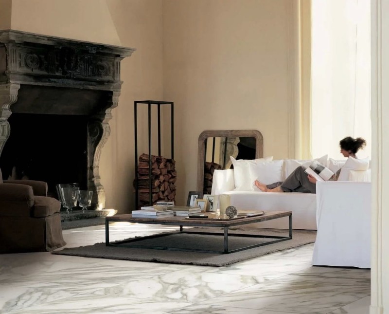 Marble One Greek White Matte 60x120x0,9 cm-180546